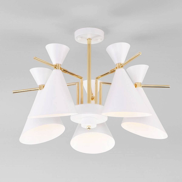 Люстра потолочная EUROSVET APART 70114/5 белый a047641