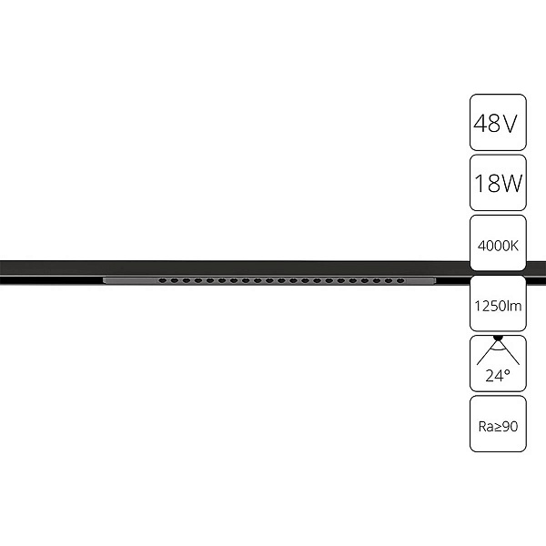 Трековый светильник ARTE LAMP OPTIMA A7267PL-1BK