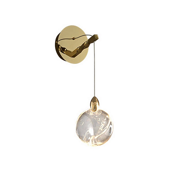 Бра DELIGHT COLLECTION COLVIN MT9176-1WB titanium gold