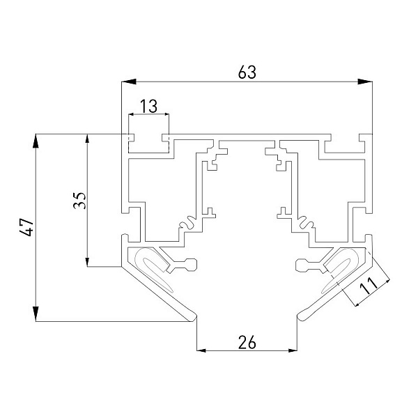 Шинопровод ELEKTROSTANDARD SLIM MAGNETIC 85204/00 a067412