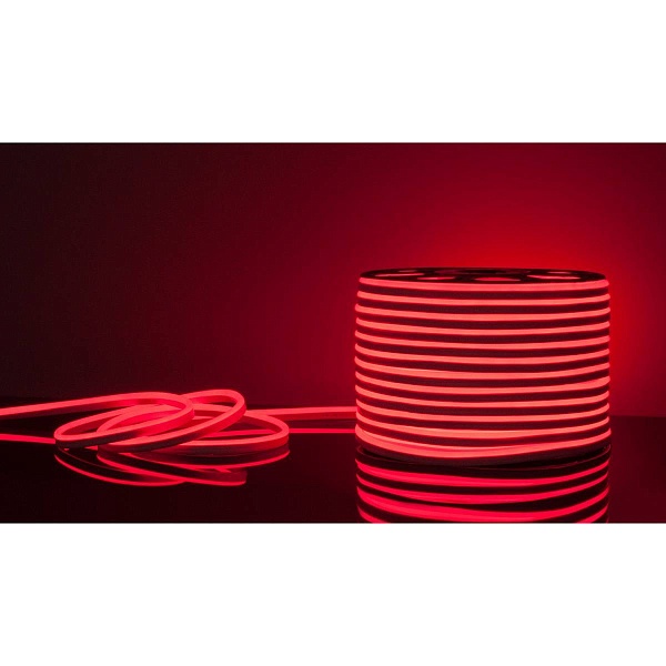 Лента LED ГИБКИЙ НЕОН 9,6 W/m 220V IP67 2835/240 RED 8mm (50м) a040595 ELEKTROSTANDARD