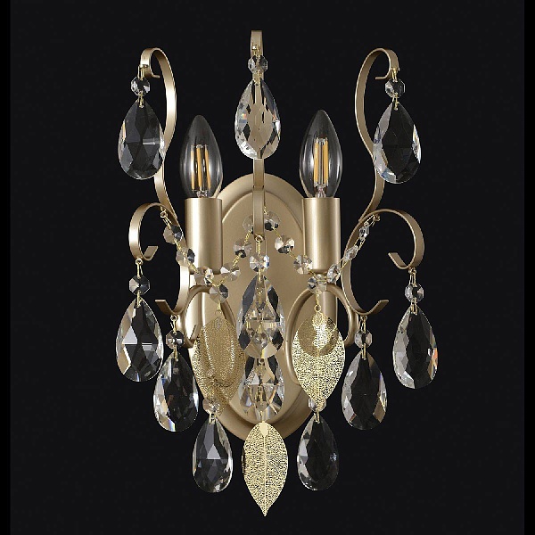 Бра CRYSTAL LUX ESMIRALDA ESMIRALDA AP2 GOLD