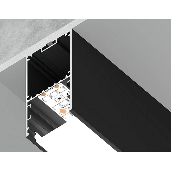 Профиль для ленты LED накладной AMBRELLA LIGHT GP GP3000BK
