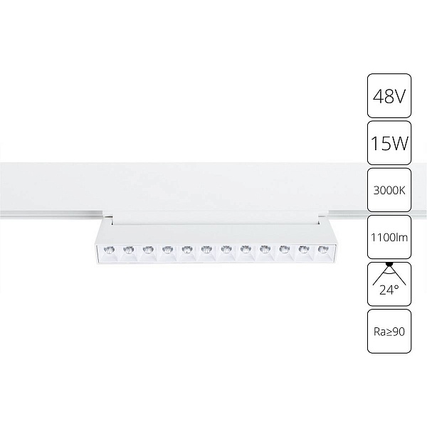 Трековый светильник ARTE LAMP LINEA A4648PL-1WH