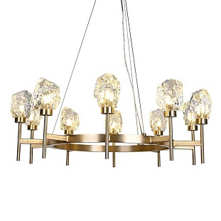 Люстра подвесная DELIGHT COLLECTION BRCH9162 BRCH9162-10 antique brass