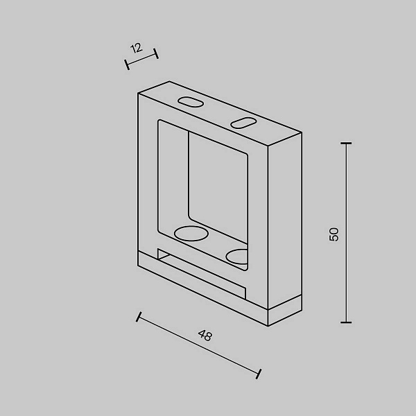 Крепеж MAYTONI ACCESSORIES FOR SYSTEM PARITY TRA130BS-B-1