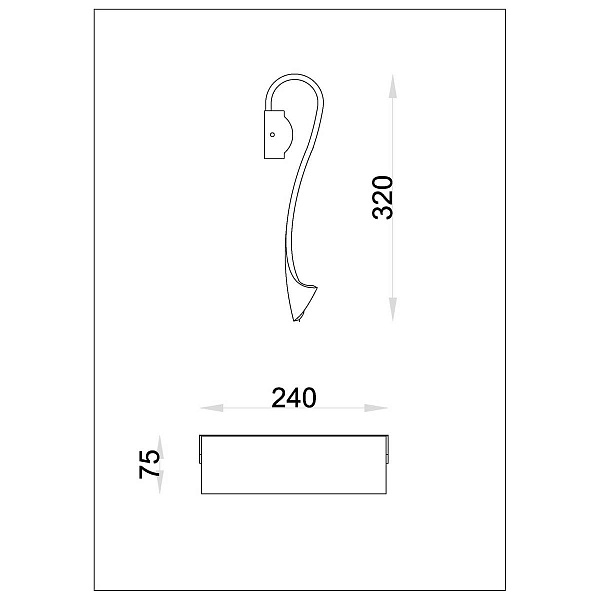 Бра ARTE LAMP GRAPPOLO A2283AP-1GO