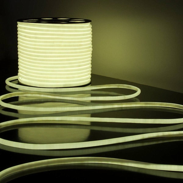 Лента LED ГИБКИЙ НЕОН 9,6 W/m 220V IP67 2835/144 6500K 16mm (50м) a043547 ELEKTROSTANDARD