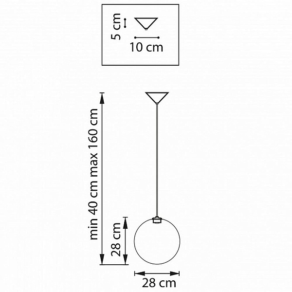 Подвес LIGHTSTAR SFERETTA 801020