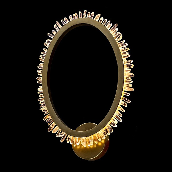 Бра DELIGHT COLLECTION QUARTZ HALO MB20020154-1A satin gold