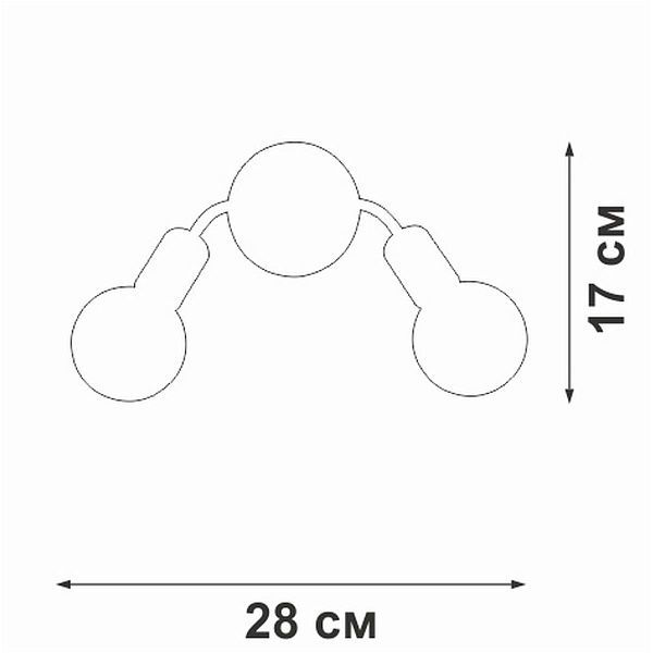 Бра VITALUCE  V3927-0/2A