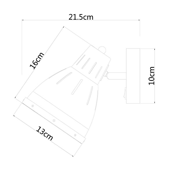 Бра ARTE LAMP Marted A2215AP-1BK