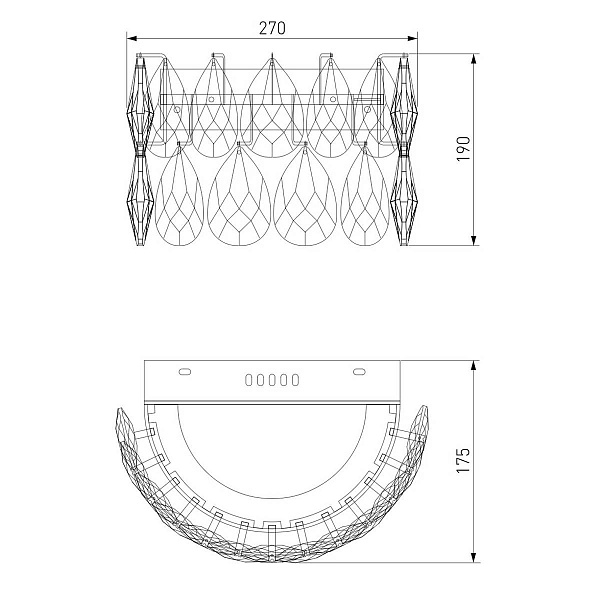 Бра BOGATES MARVEL 437/1 Strotskis a068001