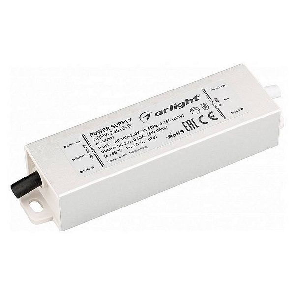 Блок питания ARLIGHT ARPV 24V 15W IP67 22897
