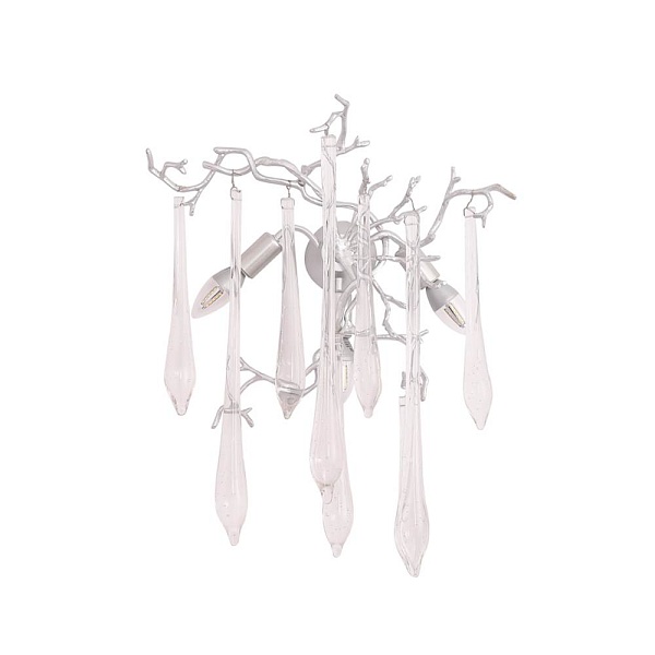 Бра CRYSTAL LUX REINA REINA AP3 SILVER PATINA