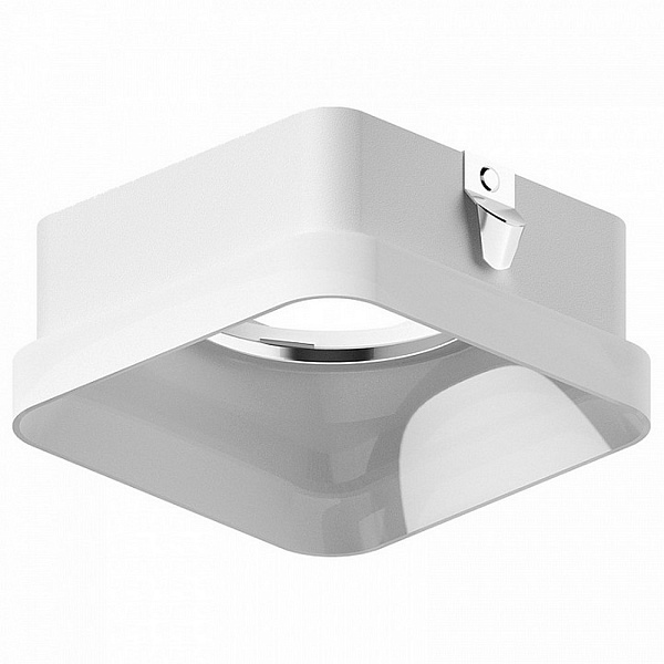 Рамка AMBRELLA LIGHT DIY SPOT 1 N7755 FR белый матовый 70*70*H33mm Out10mm MR16