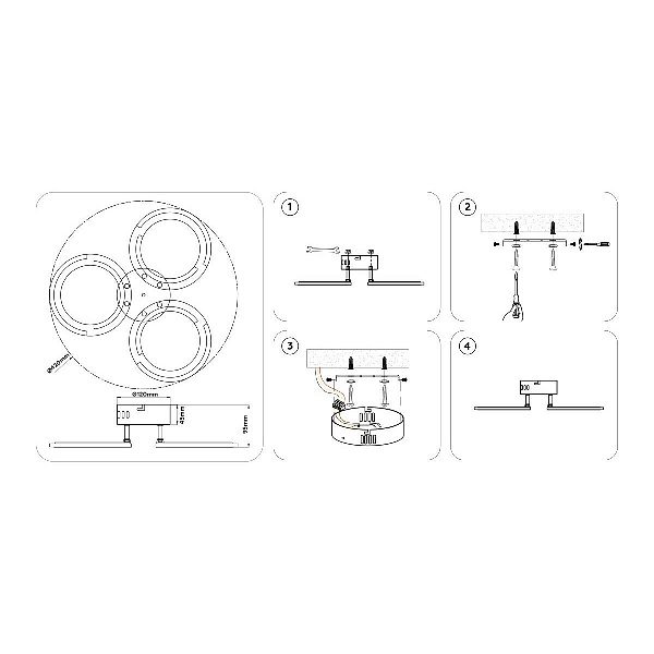 Люстра потолочная AMBRELLA LIGHT ORIGINAL FA8942