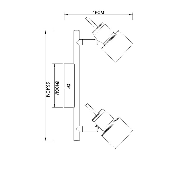 Спот ARTE LAMP ALMACH A1906PL-2WH
