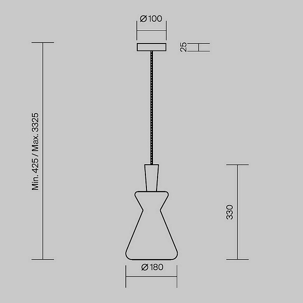 Подвес MAYTONI TOYS MOD405PL-01W2