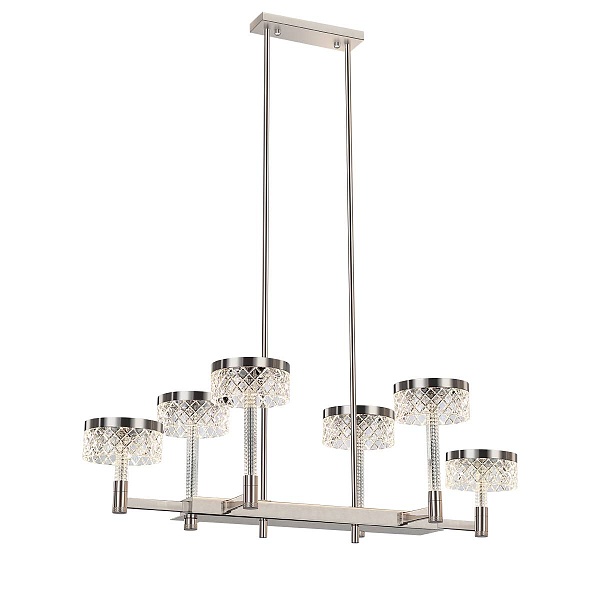 Люстра подвесная DELIGHT COLLECTION MD21020075 MD21020075-6B satin nickel