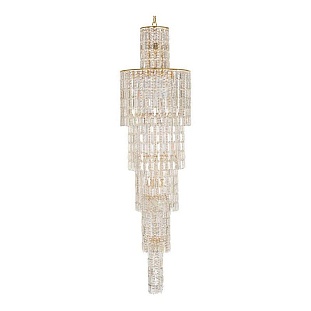 Люстра-каскад ARTI LAMPADARI VALENCIA GOLD Valencia E 1.11.50.501 G
