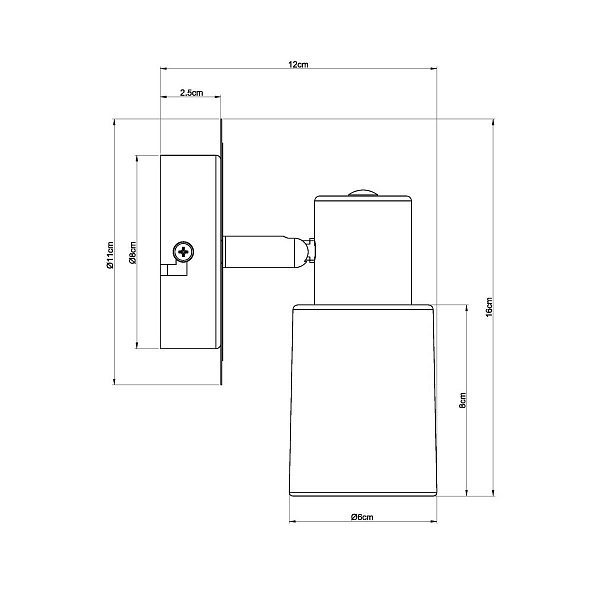 Бра ARTE LAMP Cavalletta A4510AP-1SS