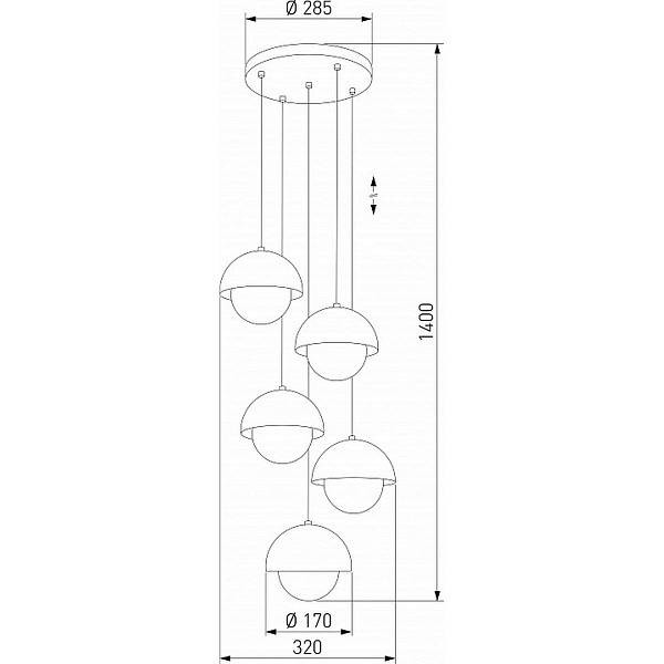 Подвес TK LIGHTING BONO 10214 Bono