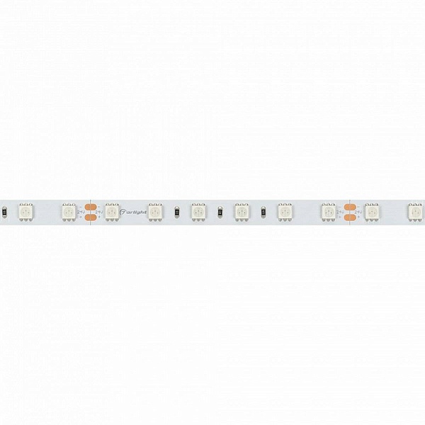 Лента LED RT-A60 14,4 W/m 24V IP20 2835/60 K 10mm (5м) 008817(2) ARLIGHT