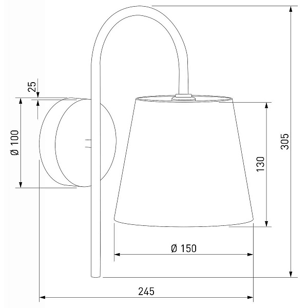 Бра EUROSVET PEARL a072035