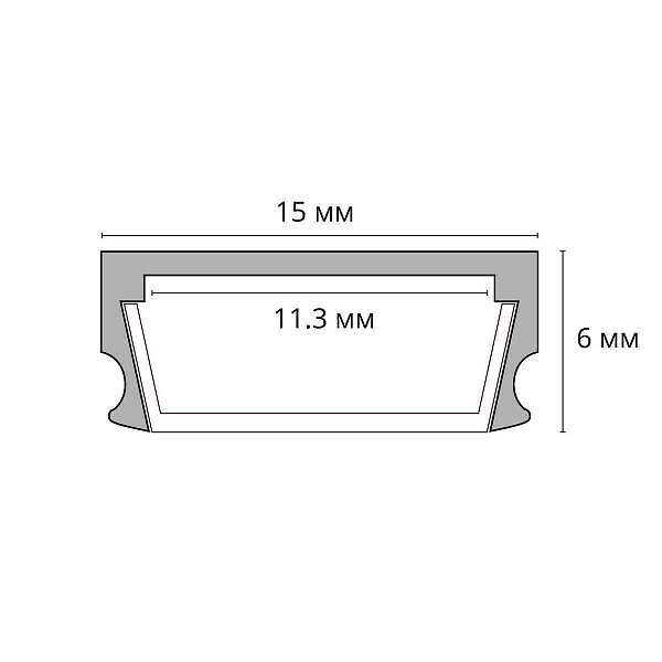Профиль для ленты LED накладной ARTE LAMP SURFACE A150605S