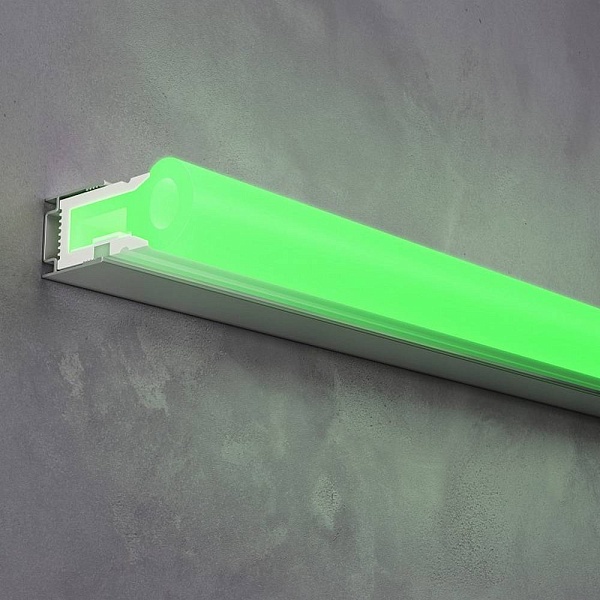 Лента LED ГИБКИЙ НЕОН 9,6 W/m 24V IP67 2835/120 Green 8mm (5м) 20051 MAYTONI