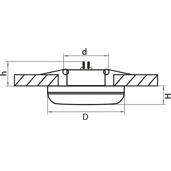 Светильник встраиваемый LIGHTSTAR PIANO MINI 011278