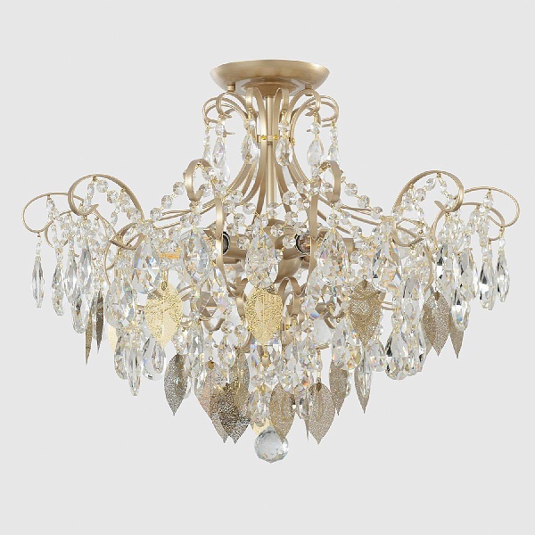 Люстра потолочная CRYSTAL LUX ESMIRALDA ESMIRALDA PL6 GOLD
