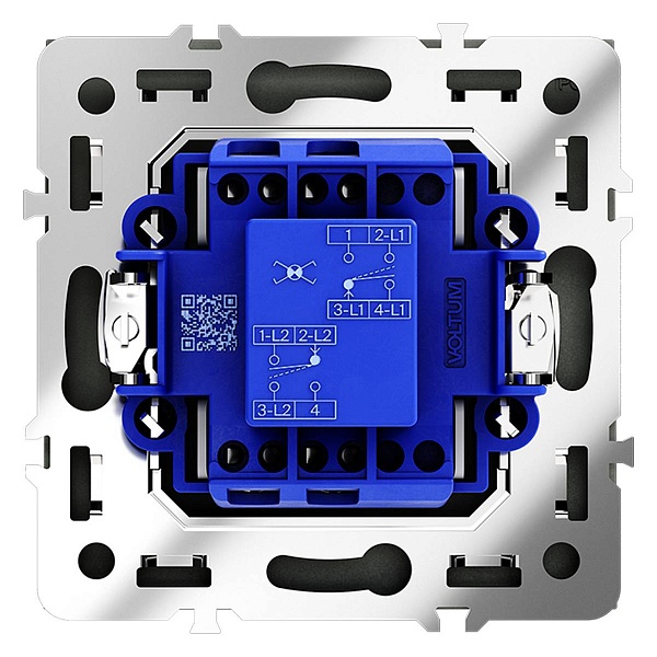 Переключатель 1-кл перекрестный, S70, Графит, VLS010507, VOLTUM