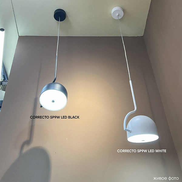 Подвес CRYSTAL LUX CORRECTO SP9W LED BLACK