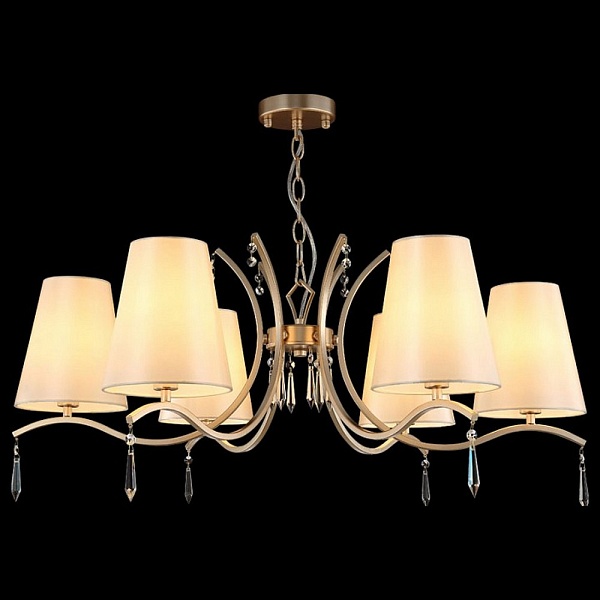 Люстра подвесная CRYSTAL LUX RENATA RENATA SP6 GOLD