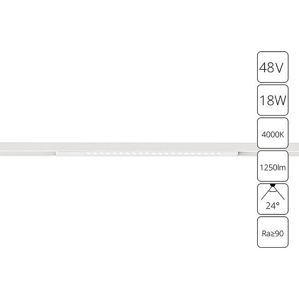 Трековый светильник ARTE LAMP OPTIMA A7267PL-1WH