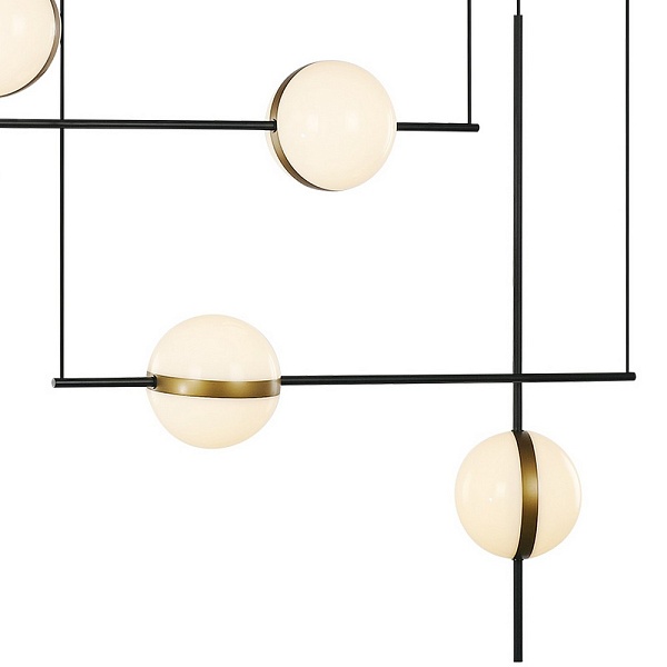 Люстра подвесная DELIGHT COLLECTION MD2062 MD2062-4B black/brass