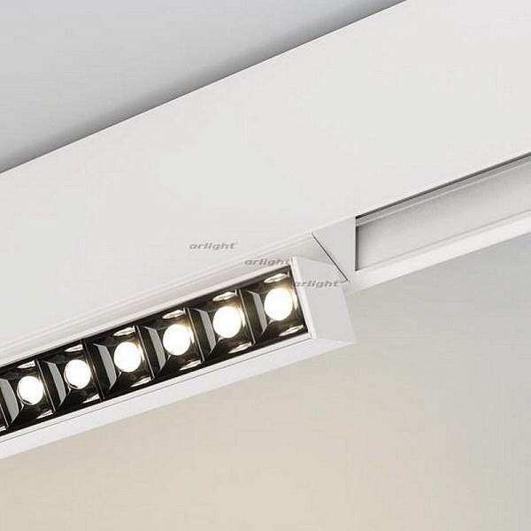 Трековый светильник магнитный ARLIGHT MAG-LASER-FOLD-45-S480-18W WARM3000 (WH, 15 DEG, 24V) 026976