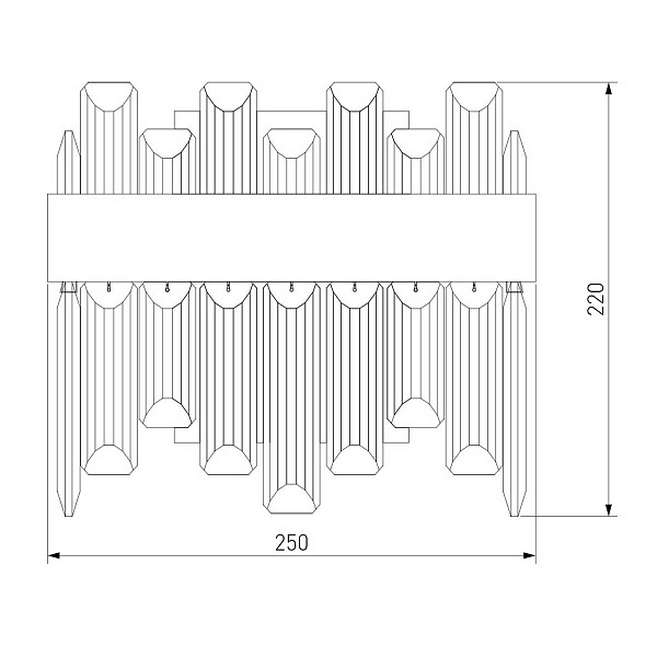 Бра BOGATES SPARKLE 418/1 a067819