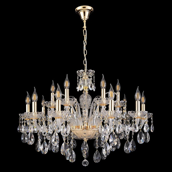 Люстра подвесная CRYSTAL LUX MONICA SP10+5 GOLD