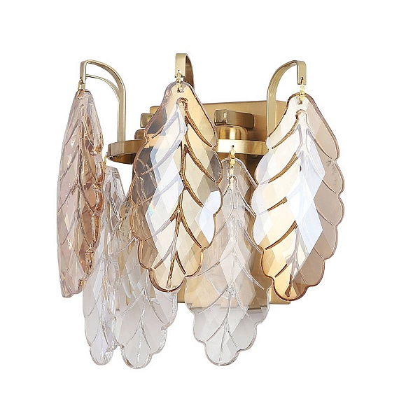 Бра CRYSTAL LUX TREVI AP2 BRASS