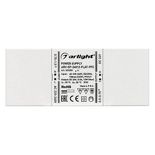 Блок питания ARLIGHT ARV-SP-FLAT 24V 12W IP20 33258