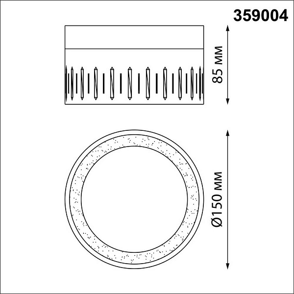 Светильник потолочный NOVOTECH AURA 359004