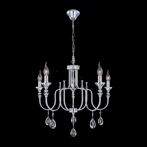 Люстра подвесная CITILUX РИГА ХРОМ CL437151