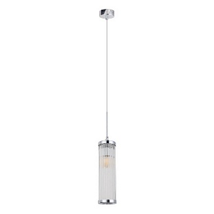 Подвес CRYSTAL LUX TADEO Tadeo SP1 D100 Chrome/Transparente