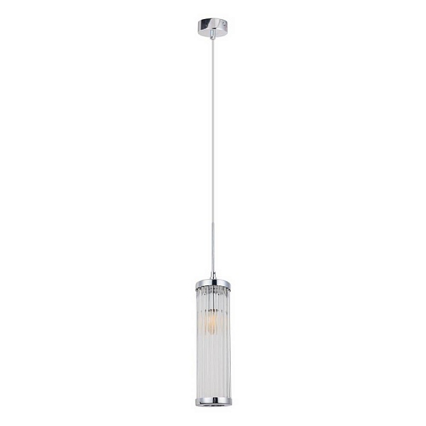 Подвес CRYSTAL LUX TADEO Tadeo SP1 D100 Chrome/Transparente