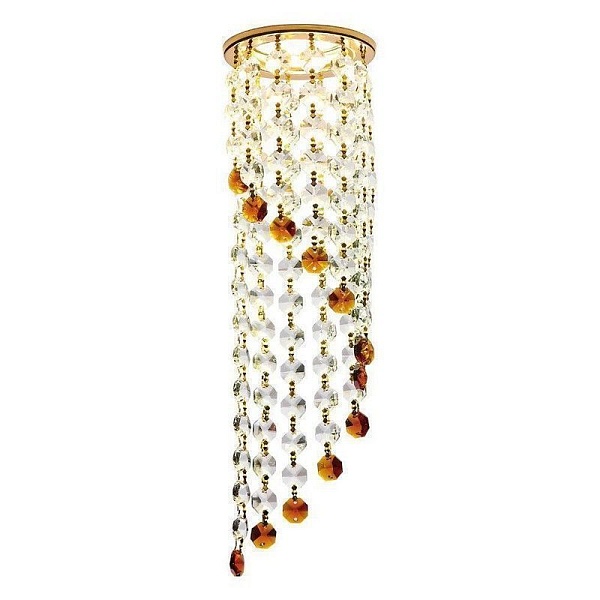 Светильник встраиваемый AMBRELLA LIGHT CRYSTAL K3440 CL/BR/G