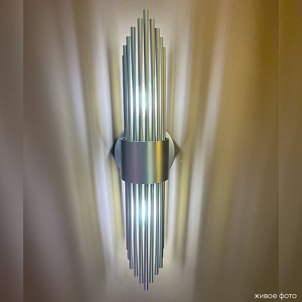 Бра CRYSTAL LUX RUDOLFO AP2 NICKEL