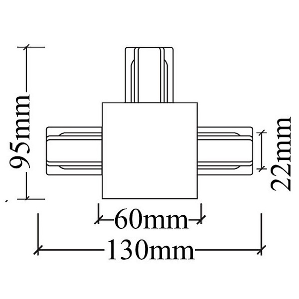 T-коннектор CRYSTAL LUX CLT 0.2211 02 BL